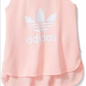 Adidas pink tank top